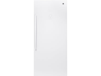 GE Energy Star White Frost Free Upright Freezer White (21.3 Cu. Ft.) - FUF21DLRWW
