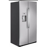 GE Stainless Steel Counter-Depth Side-by-Side Refrigerator (21.8 Cu.Ft) - GZS22IYNFS