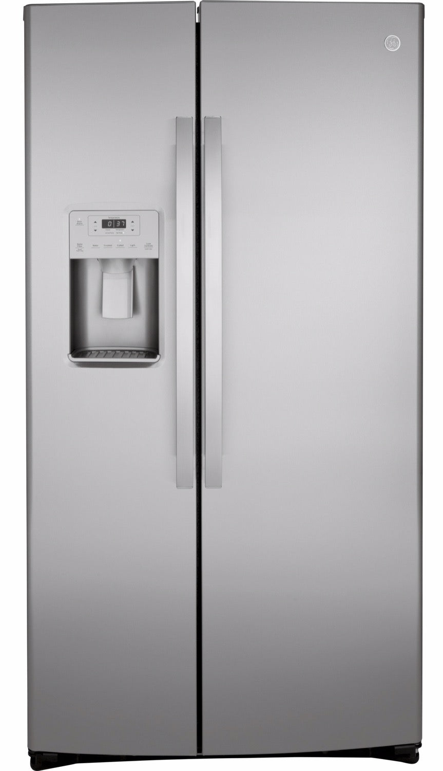 GE Stainless Steel Counter-Depth Side-by-Side Refrigerator (21.8 Cu.Ft) - GZS22IYNFS