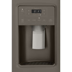 GE Slate Counter-Depth Side-by-Side Refrigerator (21.8 Cu.Ft) - GZS22IMNES