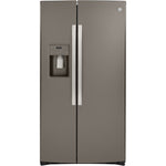 GE Slate Counter-Depth Side-by-Side Refrigerator (21.8 Cu.Ft) - GZS22IMNES