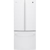 GE Profile Series White French Door Refrigerator (20.8 Cu. Ft) - PNE21NGLKWW
