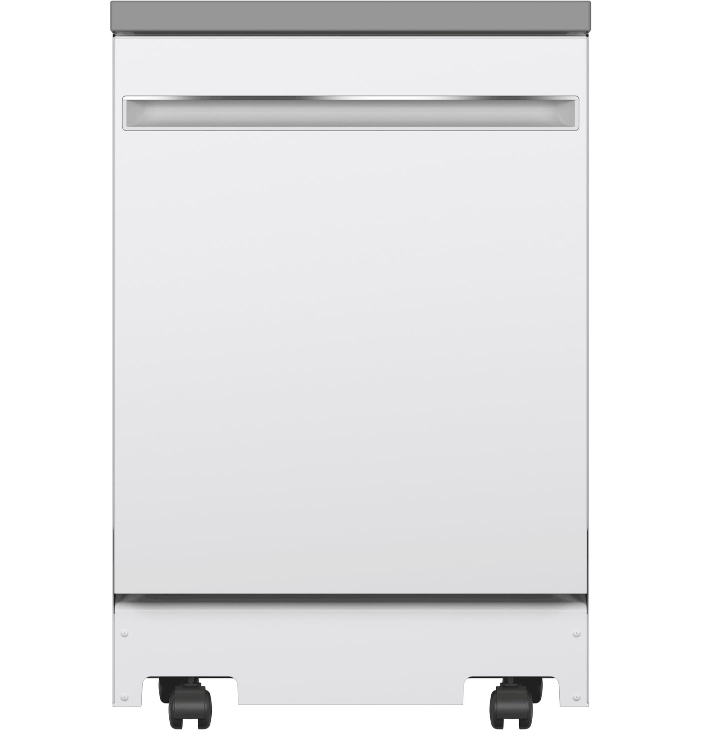 GE White Portable 24" Dishwasher- GPT225SGLWW