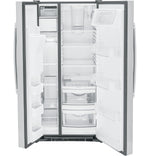 GE 33" 23 Cu. Ft. Fingerprint Stainless Steel Side-by-Side Refrigerator - GSS23GYPFS