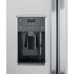 GE Fingerprint Stainless Steel 33" Side-by-Side Refrigerator (23 Cu. Ft.)- GSS23GYPFS