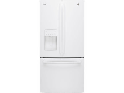 GE Profile White French Door Refrigerator (23.8 Cu. Ft.) - PFE24HGLKWW