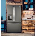 GE Profile Slate French Door Refrigerator (23.8 Cu. Ft.) - PFE24HMLKES