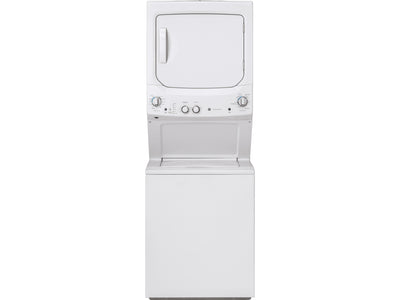 GE White Unitized Gas Laundry Centre - GUD24GSSMWW