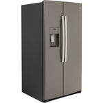 GE Slate Side-By-Side Refrigerator (25.1 Cu.Ft) - GSS25IMNES