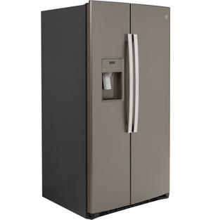 GE Slate Side-By-Side Refrigerator (25.1 Cu.Ft) - GSS25IMNES