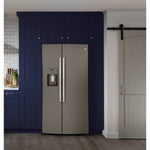 GE Slate Side-By-Side Refrigerator (25.1 Cu.Ft) - GSS25IMNES