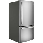 GE Fingerprint Resistant Stainless 33" Bottom-Mount Refrigerator (24.9 cu ft)- GDE25EYKFS