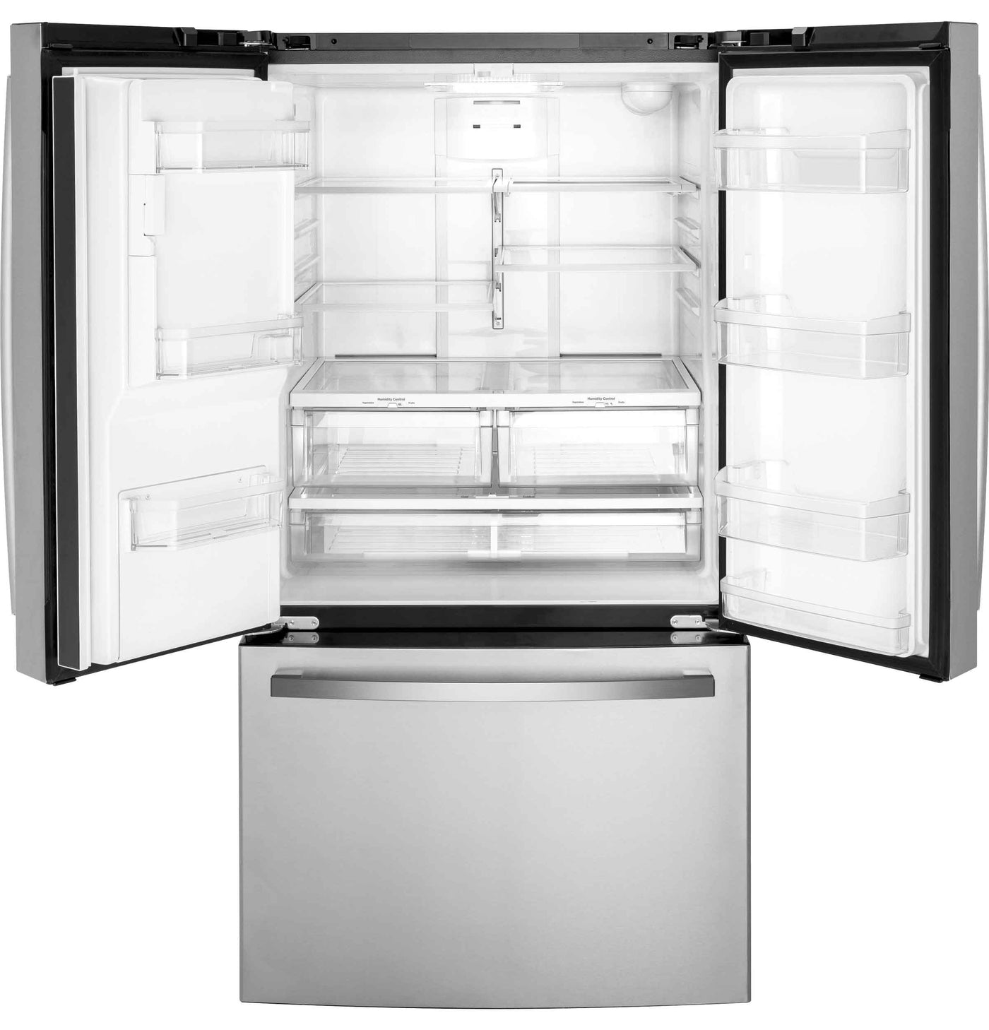 GE Fingerprint Resistant Stainlees Steel French-Door Refrigerator (25.6 Cu Ft.) - GFE26JYMFS