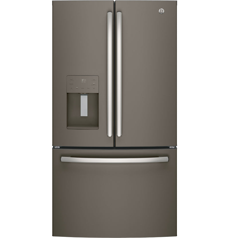 GE Slate French Door Refrigerator (25.6 Cu. Ft.) GFE26JMMES Leon's