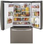 GE 35.75" 25.6 Cu. Ft. Slate French Door Refrigerator - GFE26JMMES