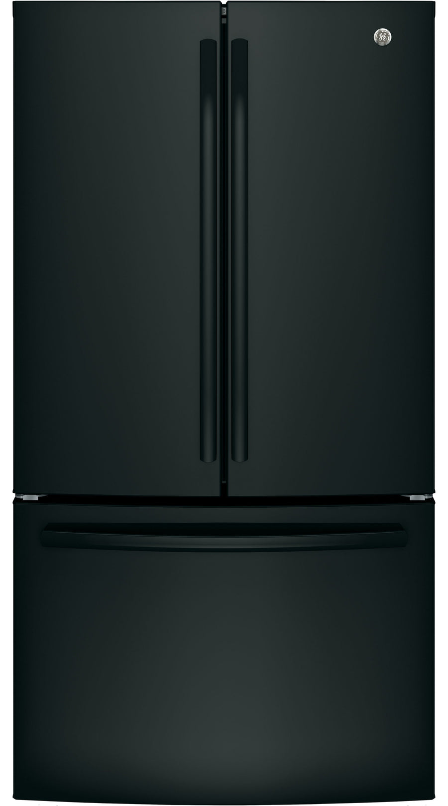 GE 36" 27 Cu. Ft. Black French Door Refrigerator - GNE27JGMBB