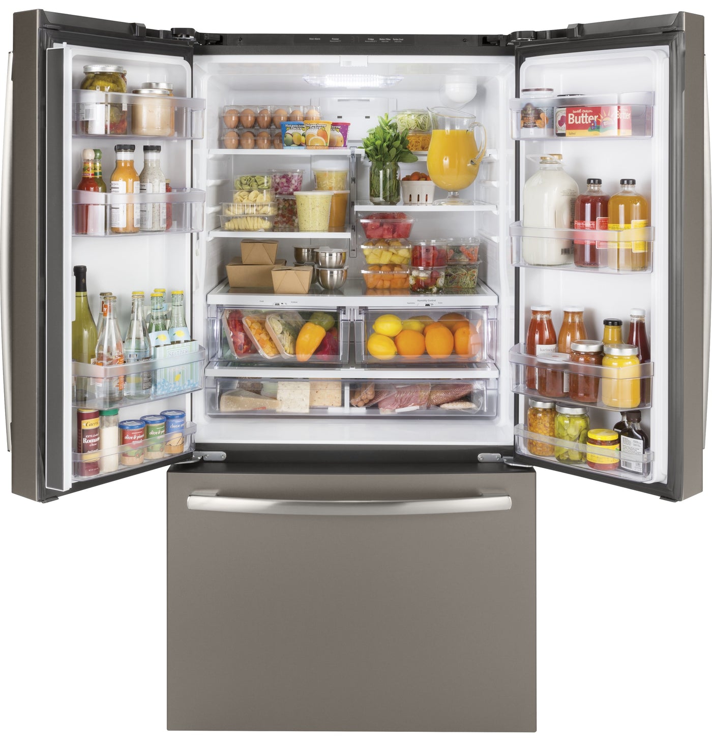 GE Slate French Door Refrigerator (27 Cu. Ft.) - GNE27JMMES