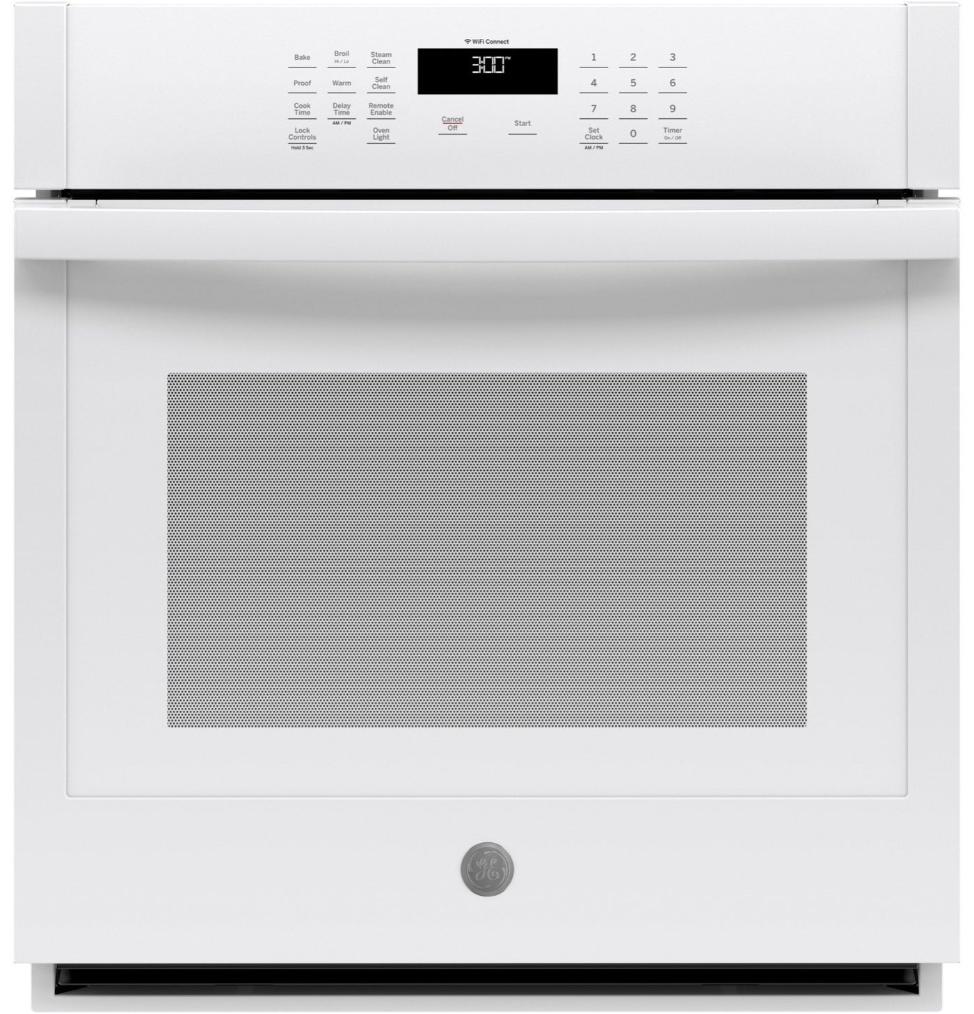 GE White Single Wall Oven (4.3 Cu.Ft.) - JKS3000DNWW