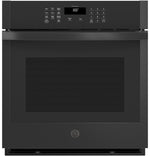 GE Black Single Wall Oven (4.3 Cu.Ft) - JKS3000DNBB