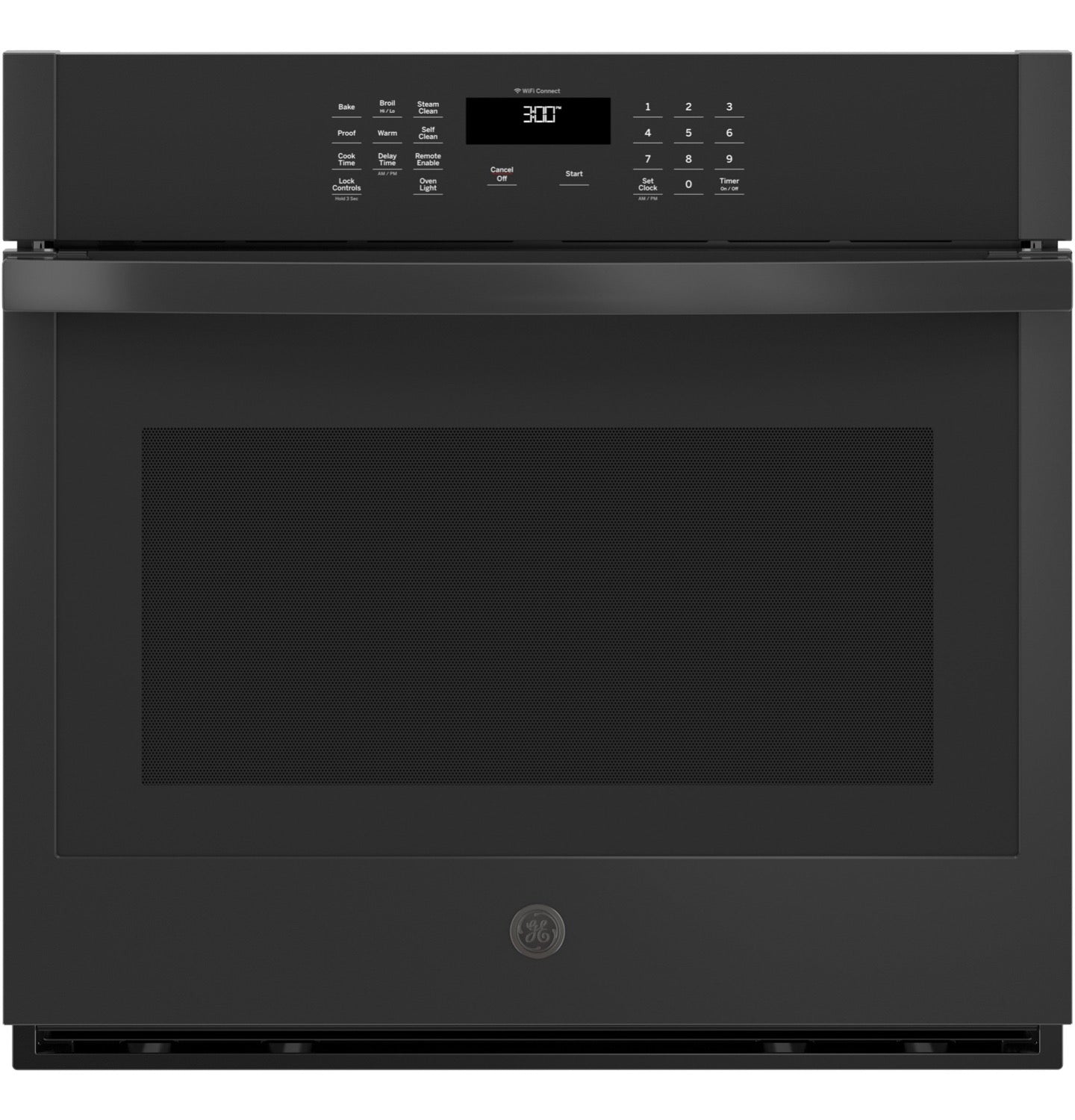 GE Black Single Wall Oven (5.0 Cu.Ft.) - JTS3000DNBB