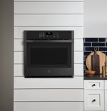 GE Black Single Wall Oven (5.0 Cu.Ft.) - JTS3000DNBB