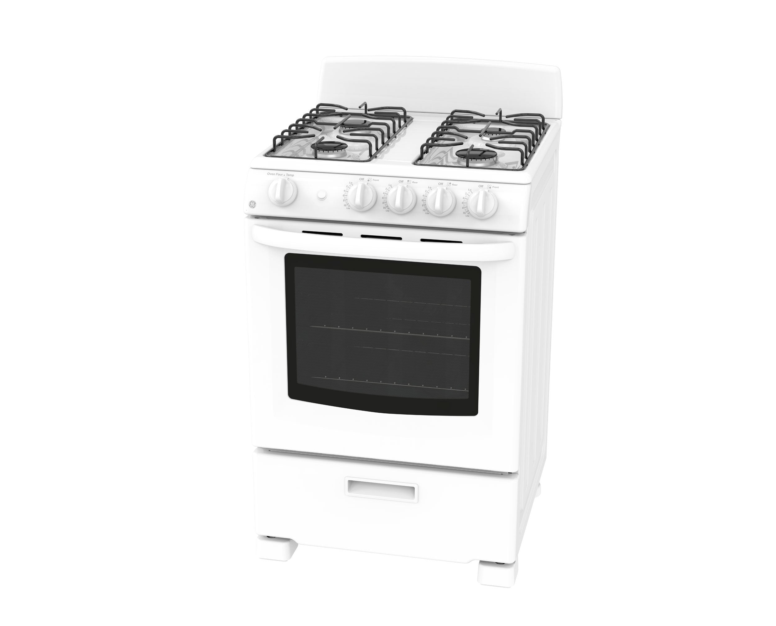 GE 24" White Freestanding Gas Range (2.9 Cu. Ft.) - JCGAS300DMWW