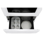 GE 24" White Freestanding Electric Range (2.9 Cu. Ft.) - JCAS300DMWW