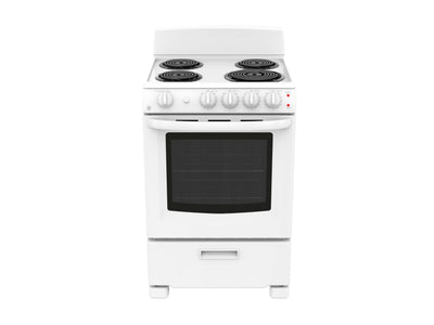 GE 24" White Freestanding Electric Range (2.9 Cu. Ft.) - JCAS300DMWW