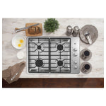 GE Stainless Steel 30" Gas Cooktop - JGP3030SLSS