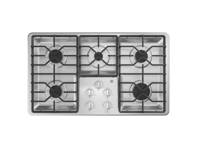 GE Stainless Steel 36" Gas Cooktop - JGP3036SLSS