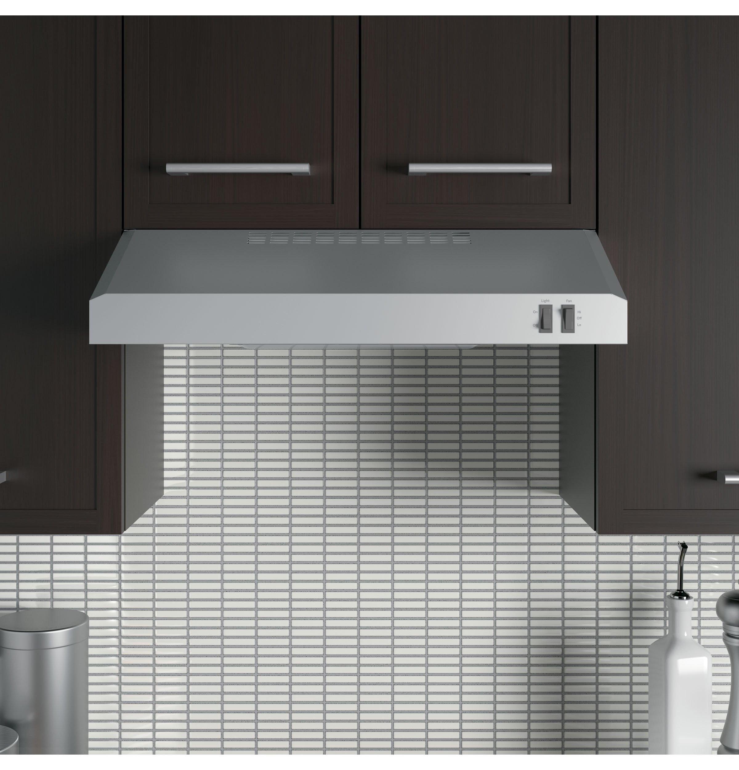 GE Stainless Steel 24" 200 CFM Under-the-Cabinet Hood - JVX3240SJSSC