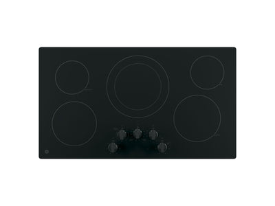 GE Black 36" Electric Cooktop - JP3036DLBB
