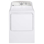 GE White Gas Dryer with SaniFresh cycle (7.2 Cu. Ft.) - GTD40GBMRWS