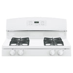 GE White Freestanding Gas Range (5.0 Cu. Ft.) - JCGBS60DEKWW