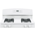 GE White Freestanding Gas Range (5.0 Cu. Ft.) - JCGBS60DEKWW
