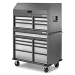 Gladiator Silver Tread Premier 41 inch 15-drawer Mobile Tool Chest Combo - GATC4115JG