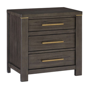 Amara Night Table - Greyish Brown