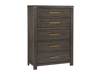 Amara 5 Drawer Chest - Greyish Brown