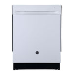 GE White 24" Built-In Top Control Dishwasher - GBP534SGPWW