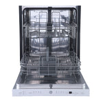 GE White 24" Built-In Top Control Dishwasher - GBP534SGPWW