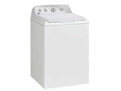 GE White Top-Load Washer with SaniFresh Cycle (5.0 Cu. Ft.) - GTW550BMRWS