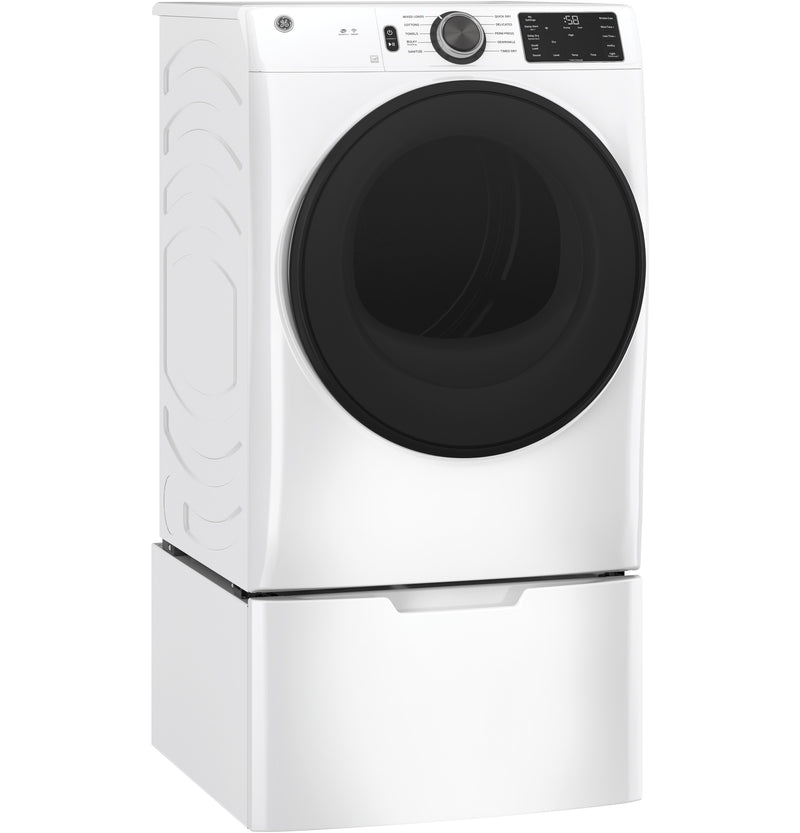 GE White Electric Front Load Dryer ( 7.8 Cu. Ft.) GFD55ESMNWW Leon's