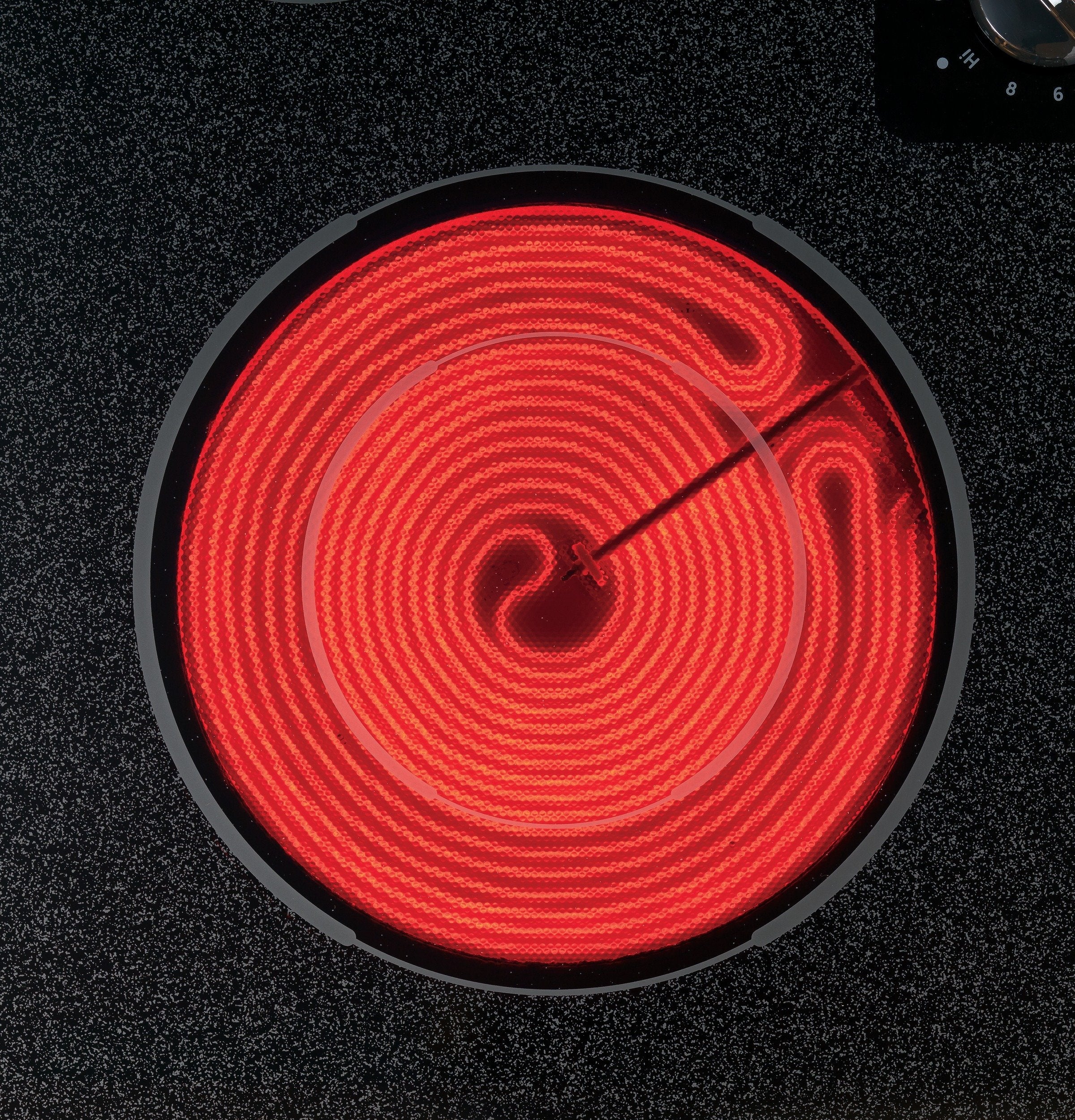 GE Black on Black 21" Radiant Cooktop - JP256BMBB