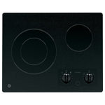 GE Black on Black 21" Radiant Cooktop - JP256BMBB