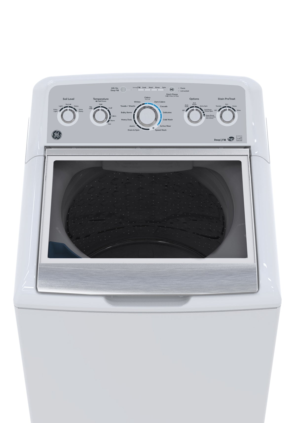 GE White Top Load Washer (5.0 Cu.Ft) - GTW575BMMWS