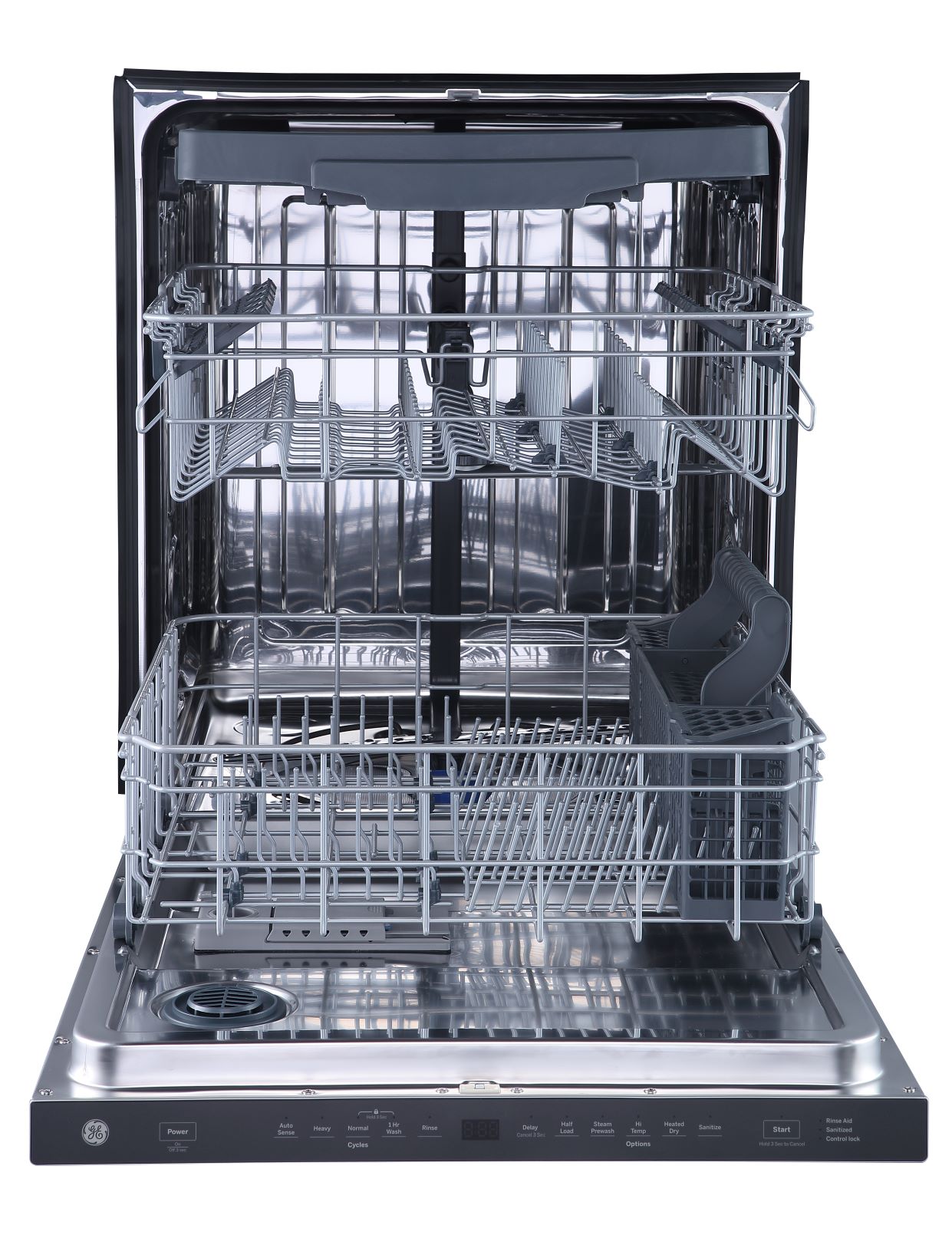 GE Stainless Steel 24" Built-In Top Control Dishwasher - GBP655SSPSS