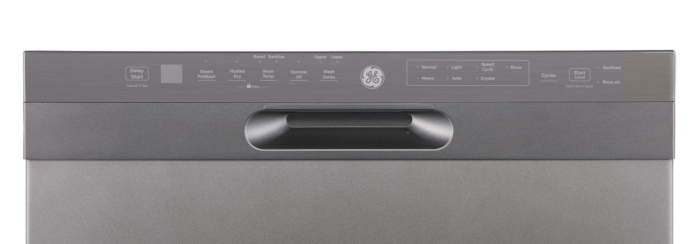 GE Slate 24" Built-In Front Control Dishwasher - GBF655SMPES