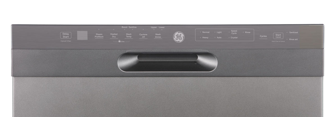 GE Slate 24" Built-In Front Control Dishwasher - GBF655SMPES