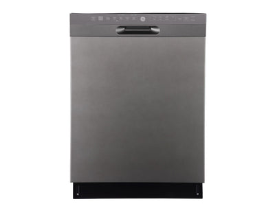 GE Slate 24" Built-In Front Control Dishwasher - GBF655SMPES