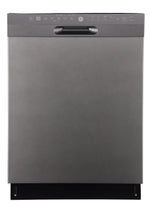 GE Slate 24" Built-In Front Control Dishwasher - GBF655SMPES